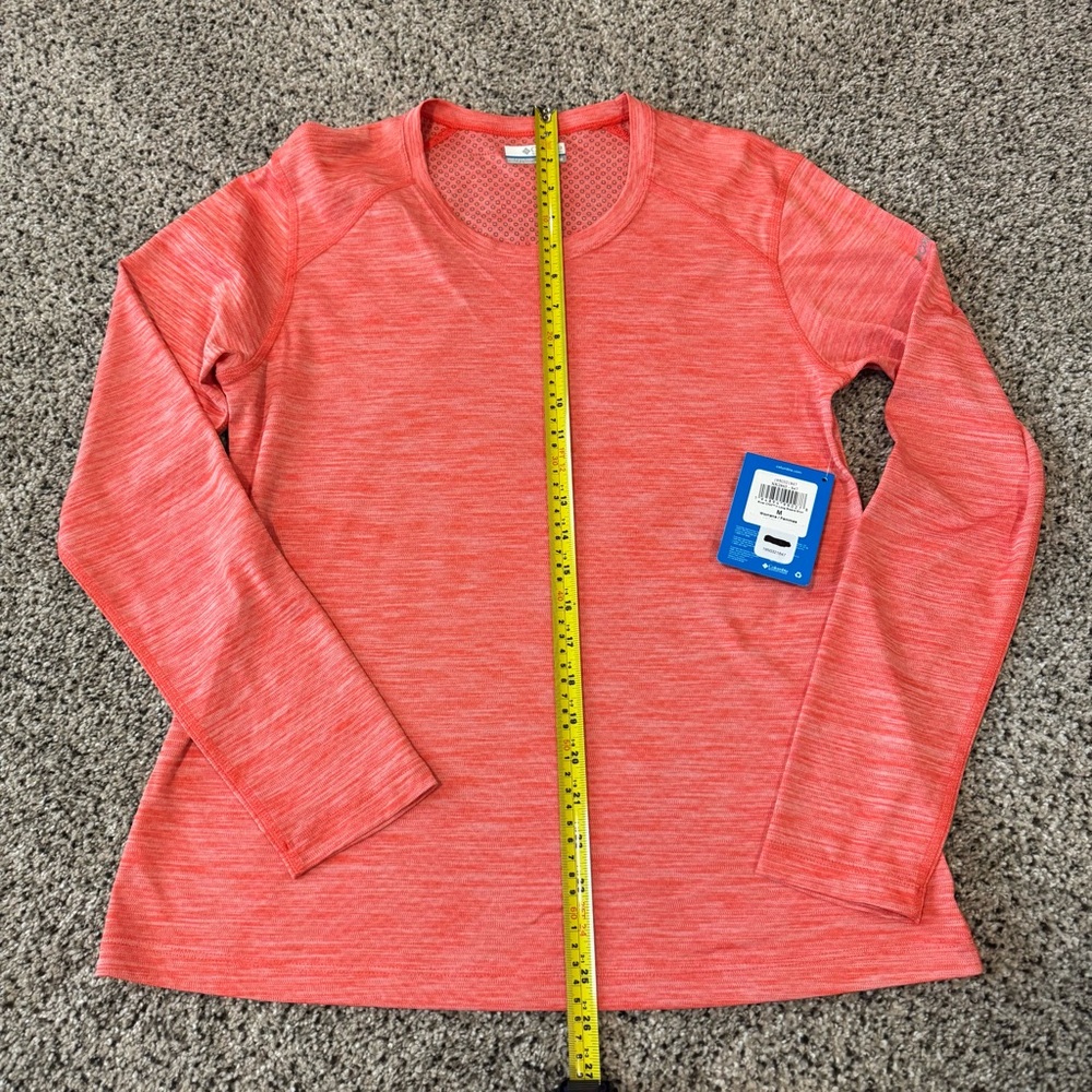 NWT Columbia River Chill II Long Sleeve Shirt in Women’s Medium Coral - Picture 7 of 11
